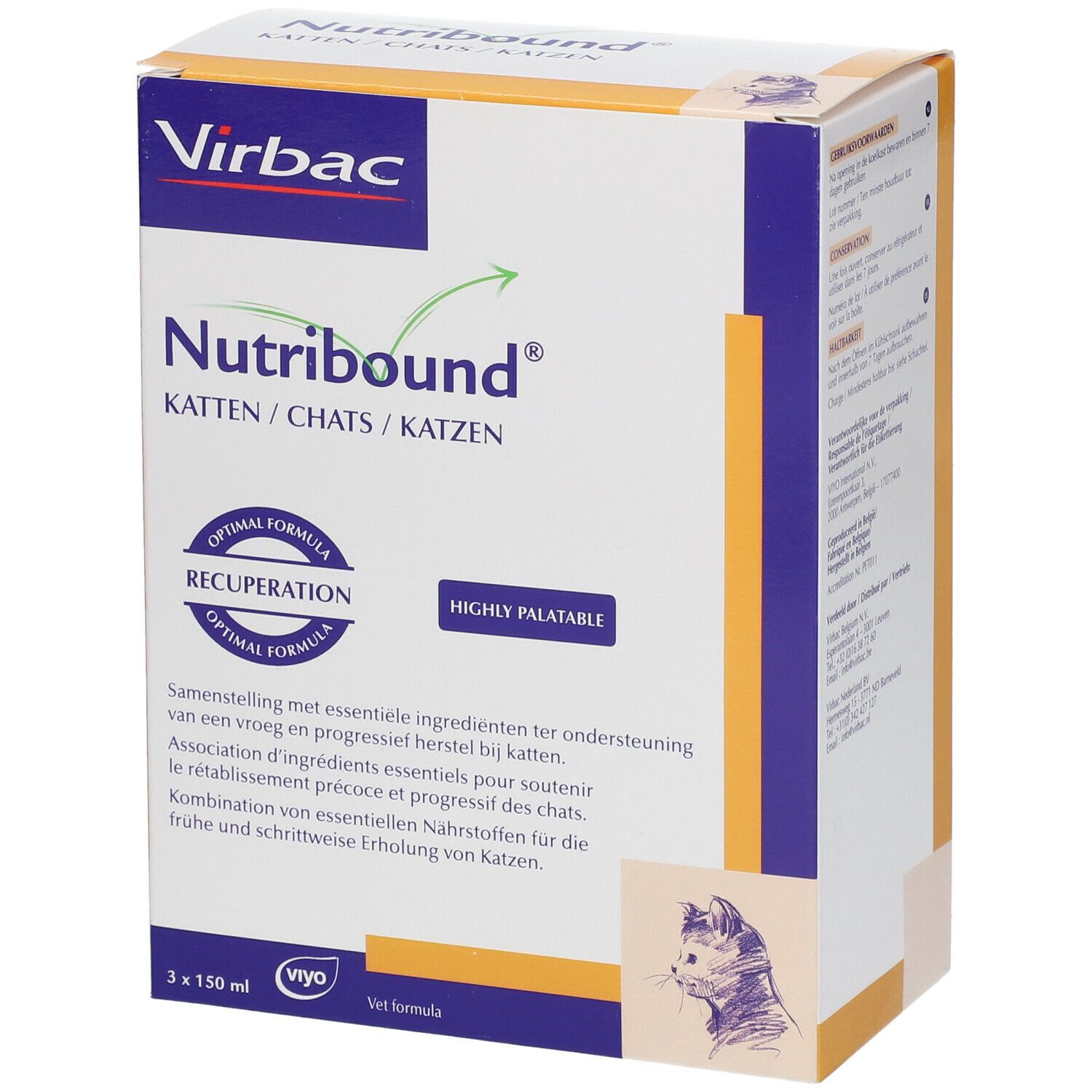 Virbac Nutribound® Chats Tripack