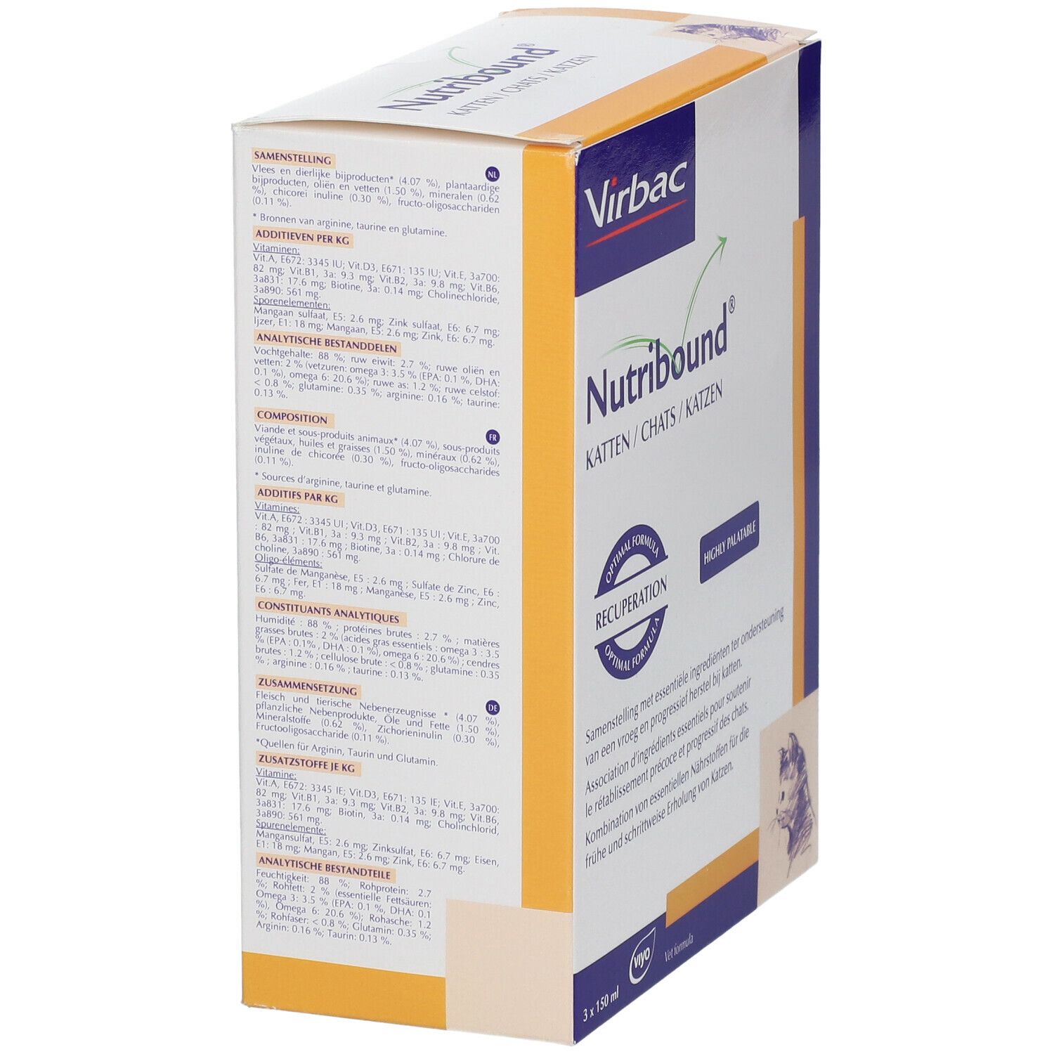 Virbac Nutribound® Chats Tripack