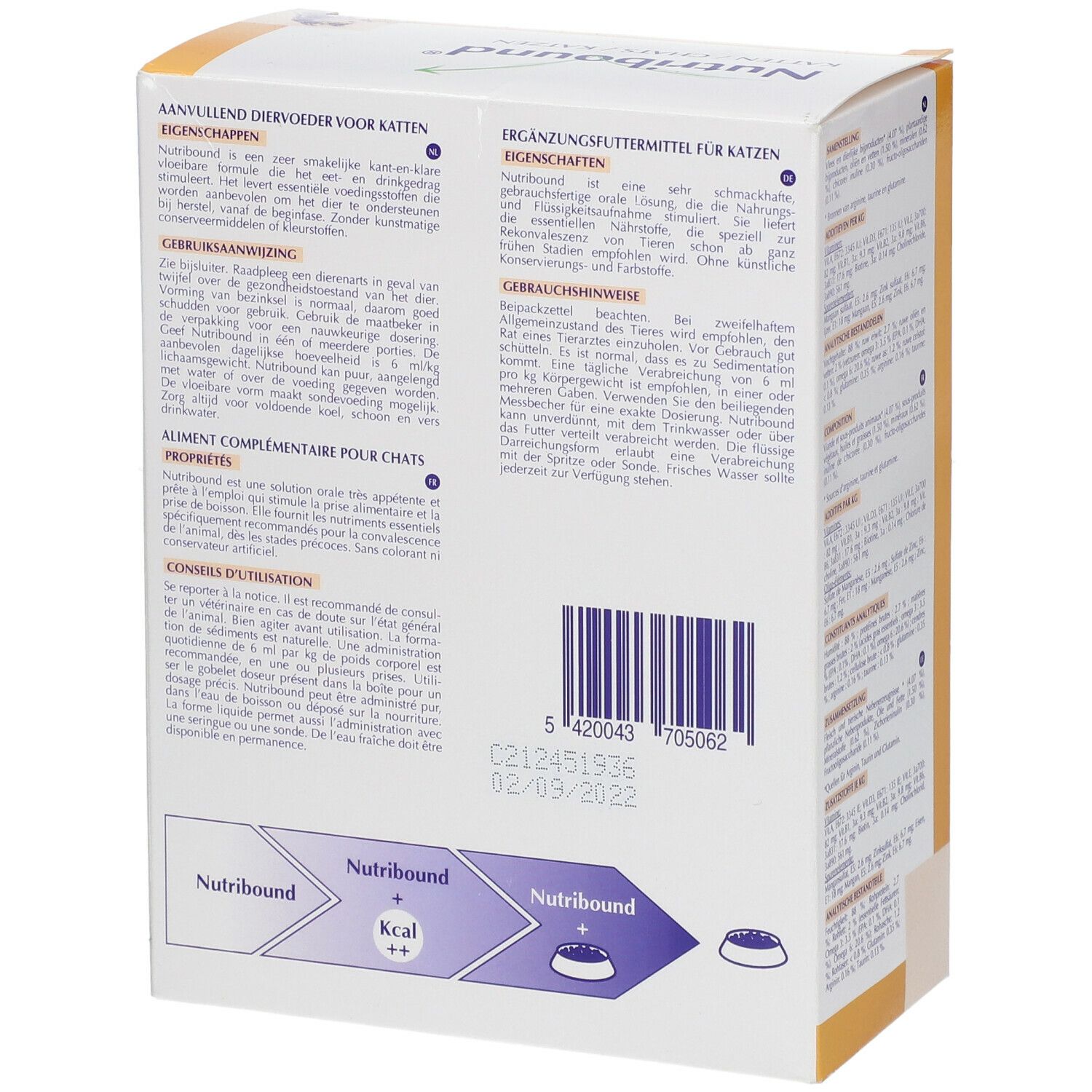 Virbac Nutribound® Chats Tripack