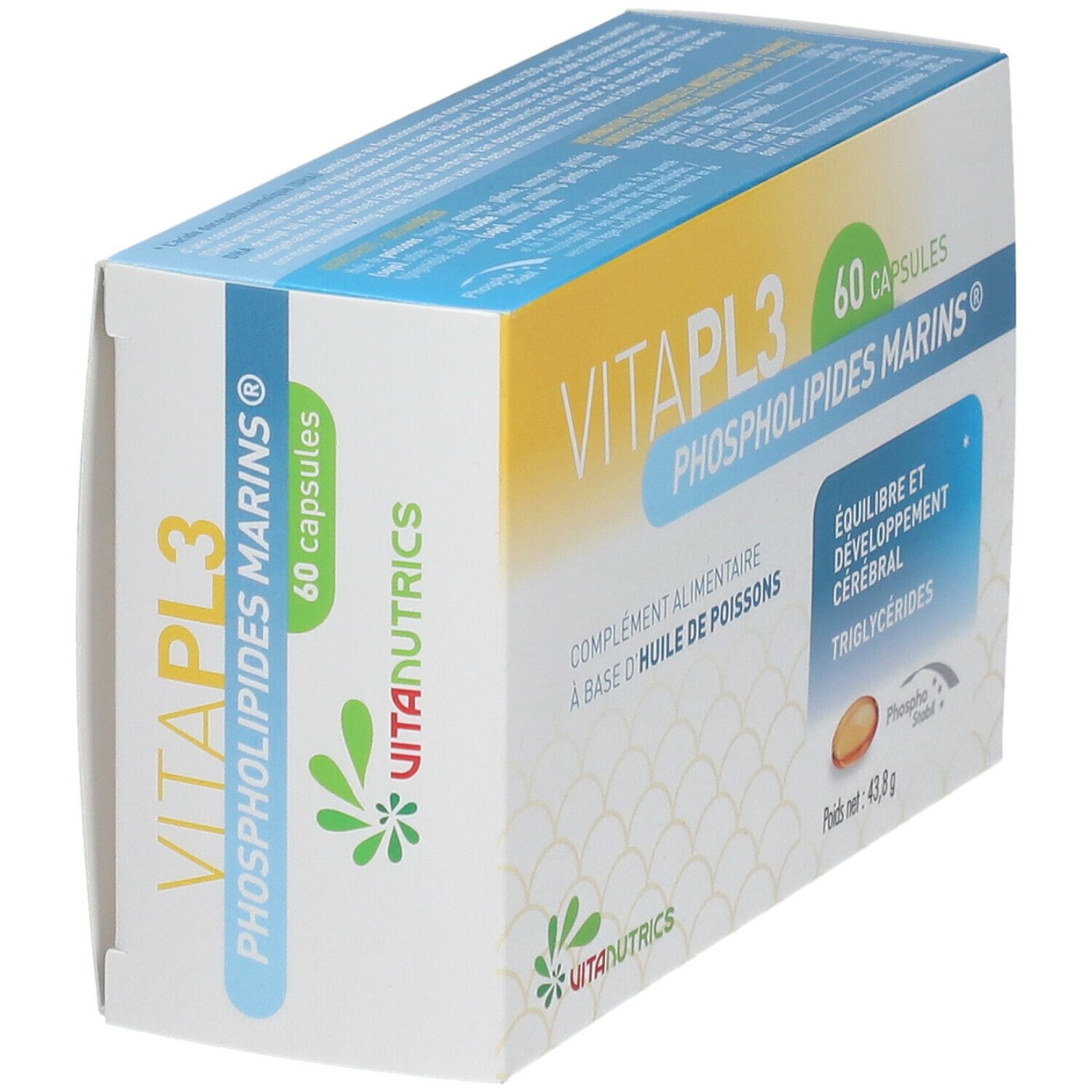 Vitanutrics Vita-PL3 Phospholipides Marins®