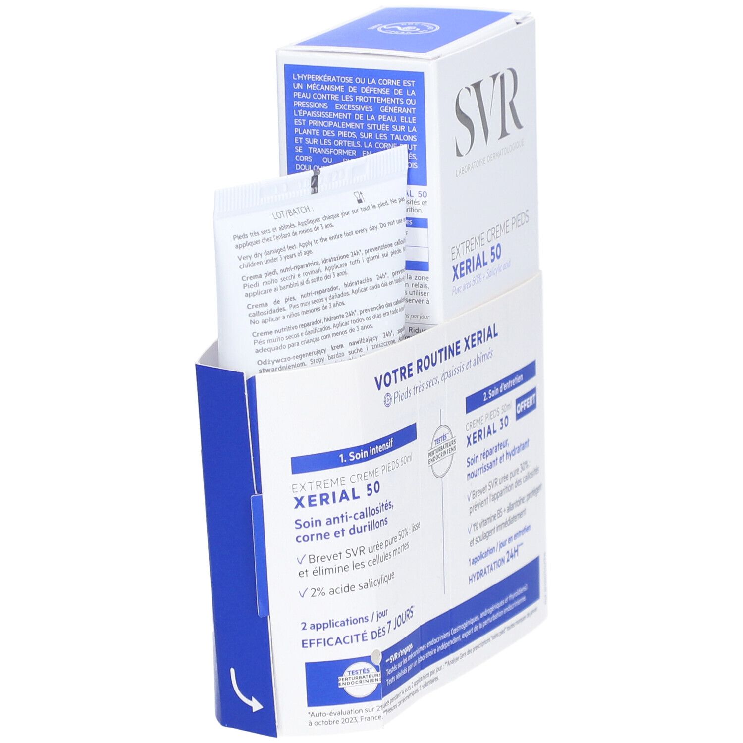 SVR Promopack Xerial 50 Crème Extrême Pieds Sèches + Xerial 30 Pieds Secs et Abîmés