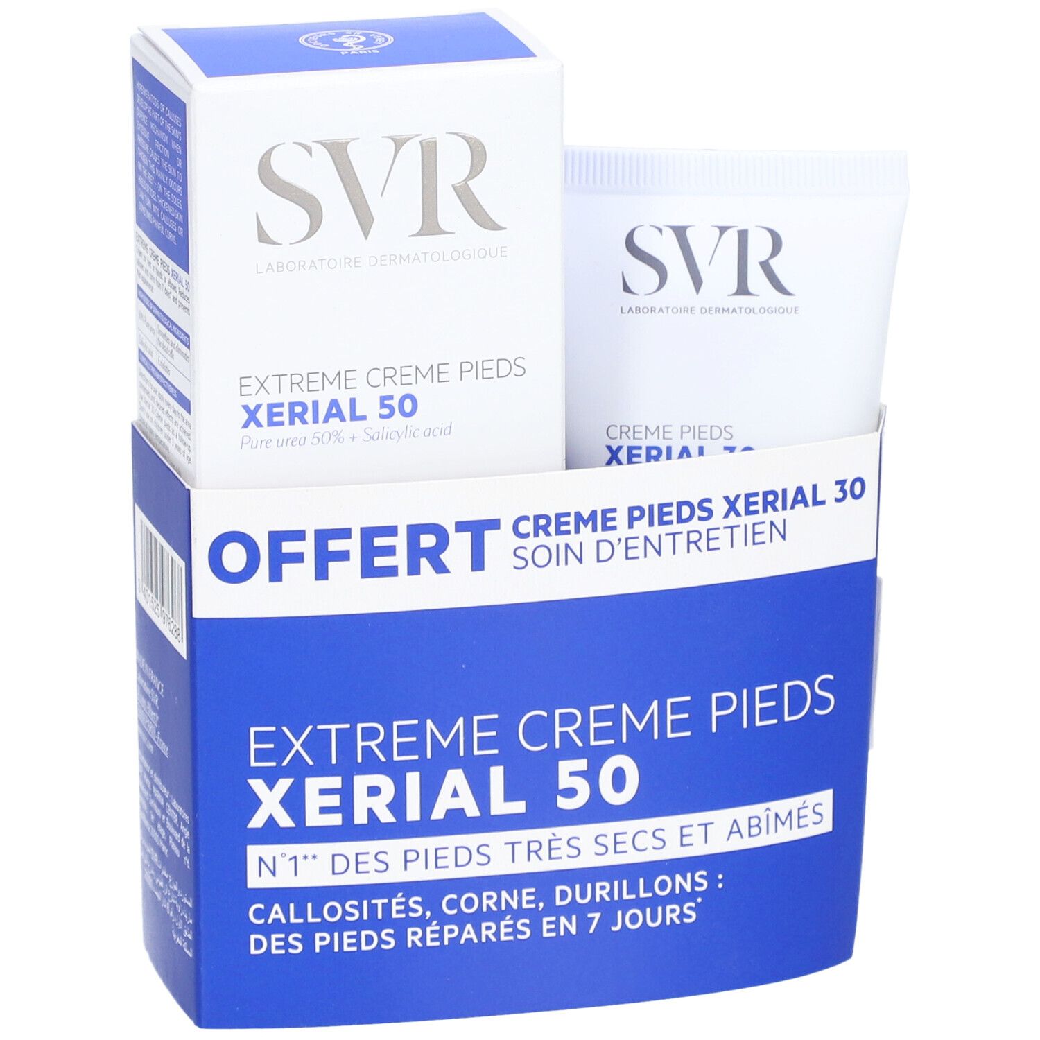 SVR Promopack Xerial 50 Crème Extrême Pieds Sèches + Xerial 30 Pieds Secs et Abîmés