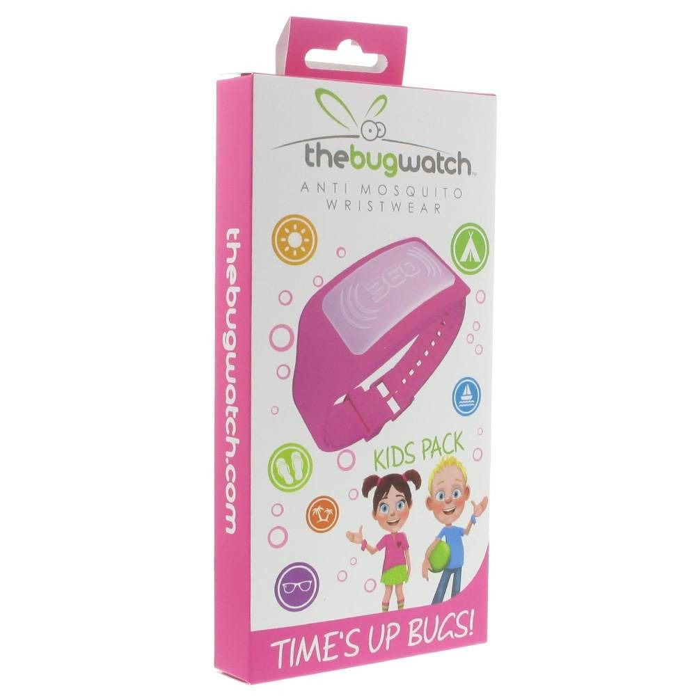 Bug Watch Bracelet Anti-Moustique Kids Sunset Pink