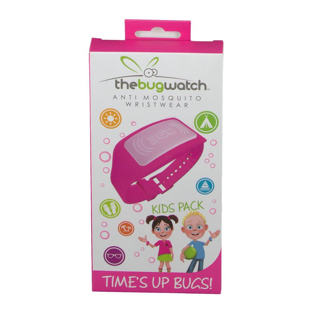 Bug Watch Bracelet Anti-Moustique Kids Sunset Pink