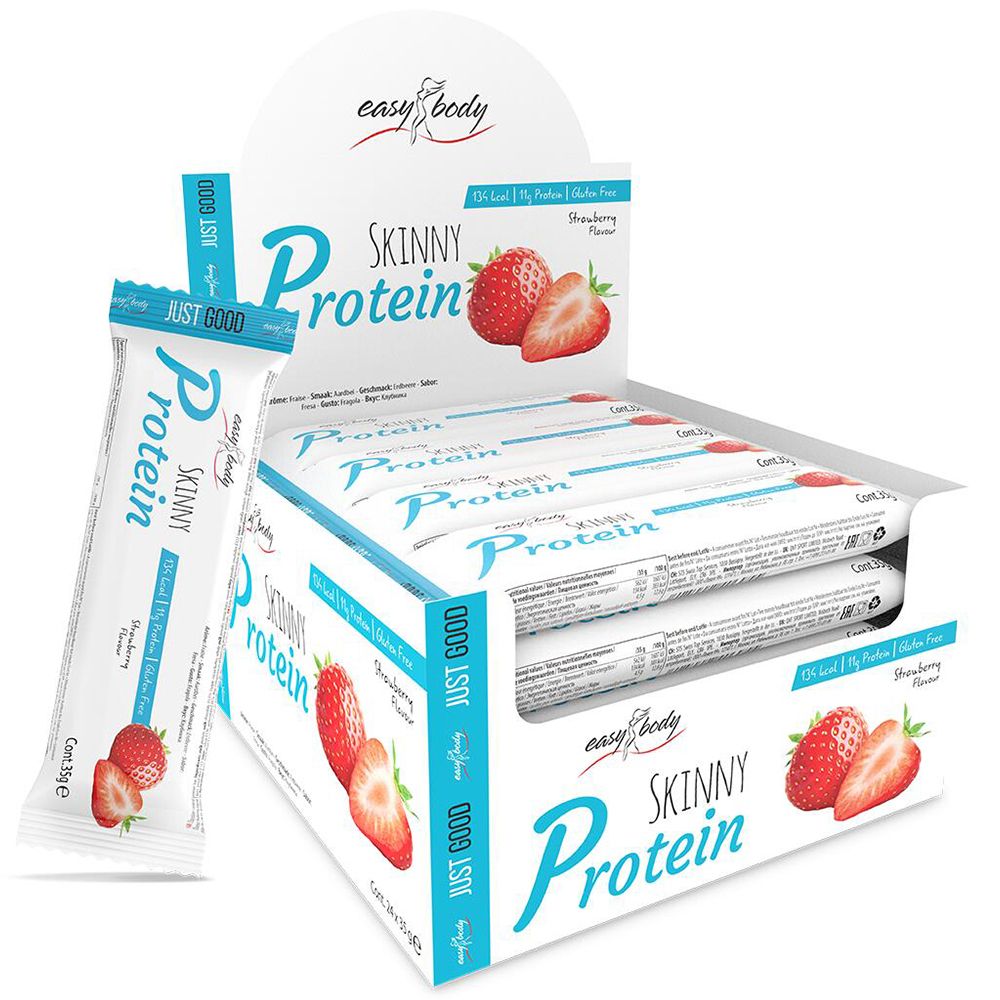 easy body protein snack Barre protéinée Fraise