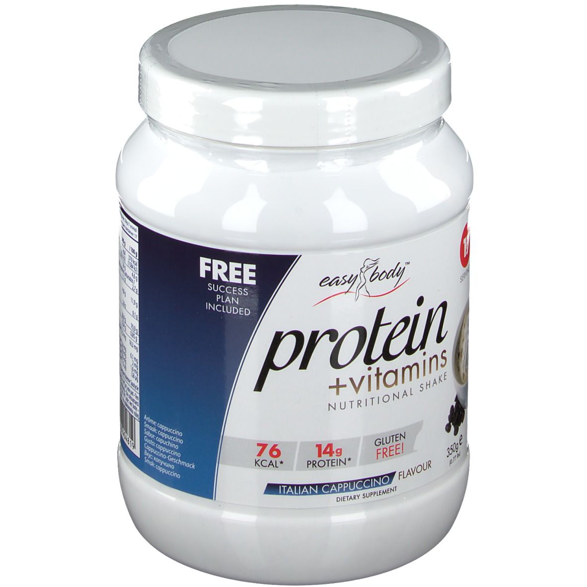 easy body Diet Nutrition Poudre Protéinée Cappuccino Italien