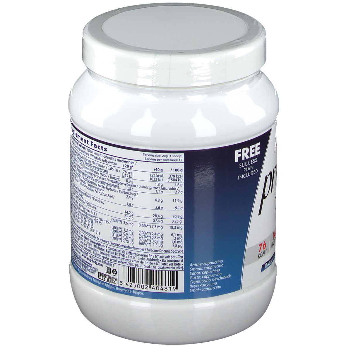 easy body Diet Nutrition Poudre Protéinée Cappuccino Italien