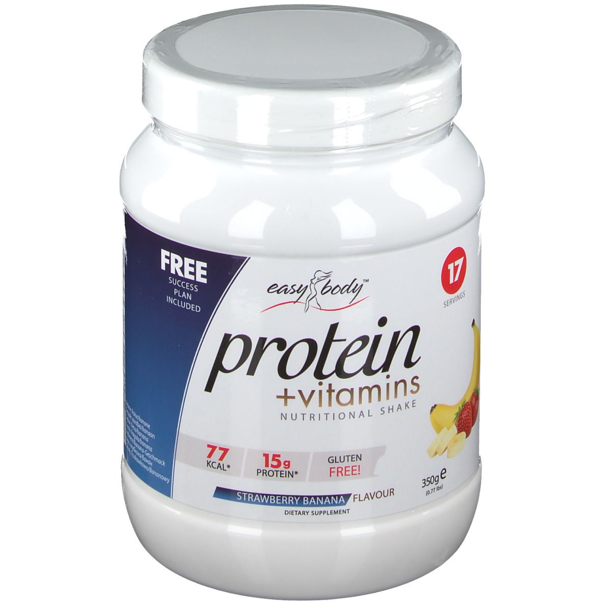 easy body Diet Nutrition Poudre Protéinée Fraise - Banane