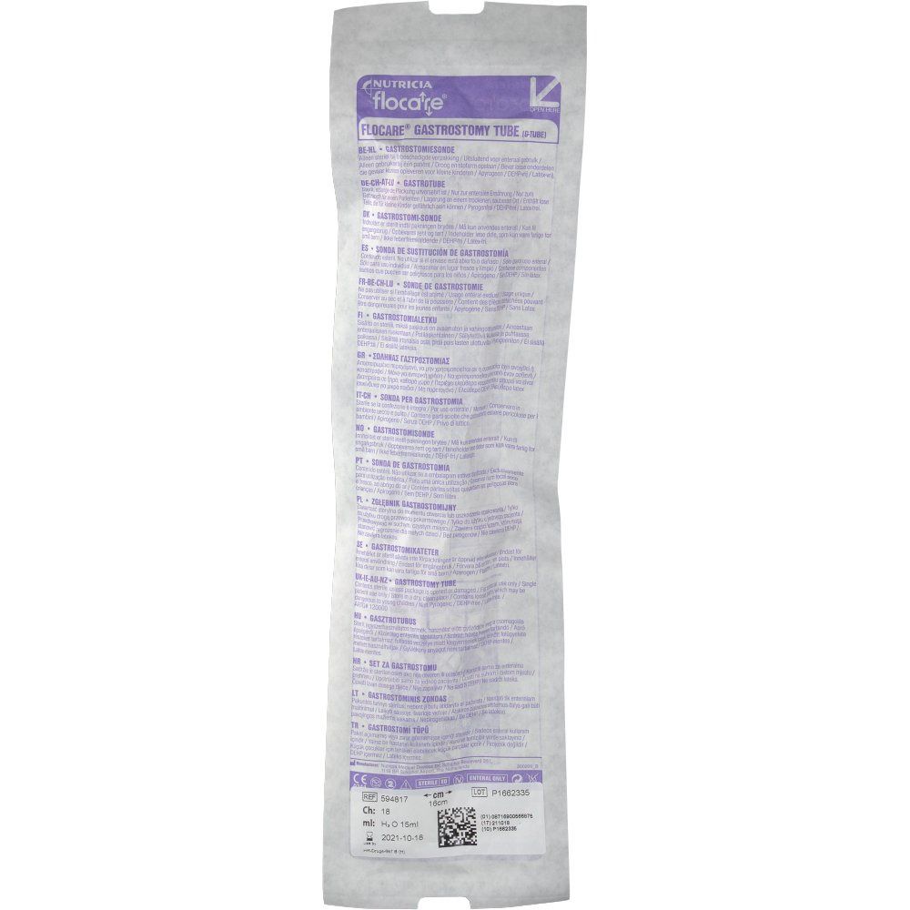 Nutricia Flocare Sonde Gastrostomie CH18