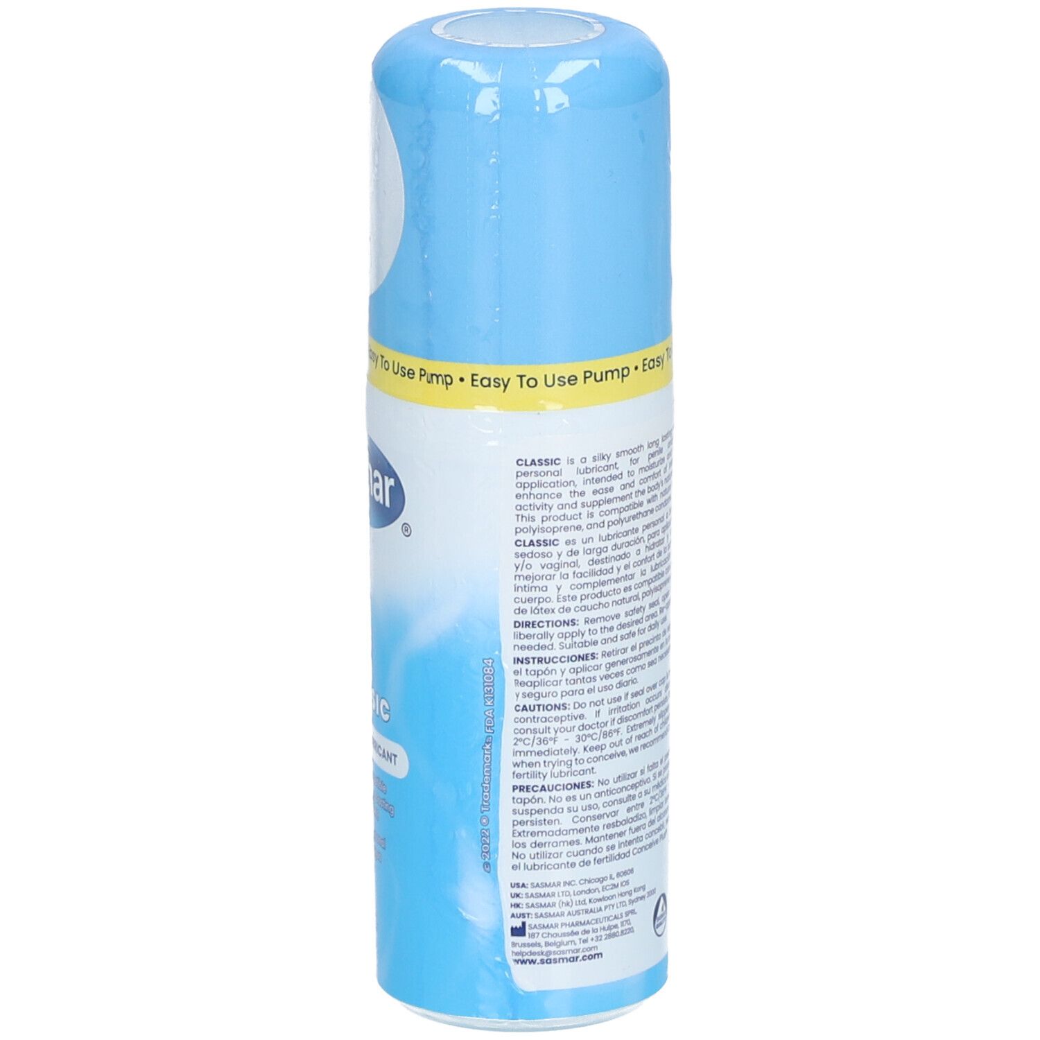 Sasmar® Classic Lubrifiant personnel