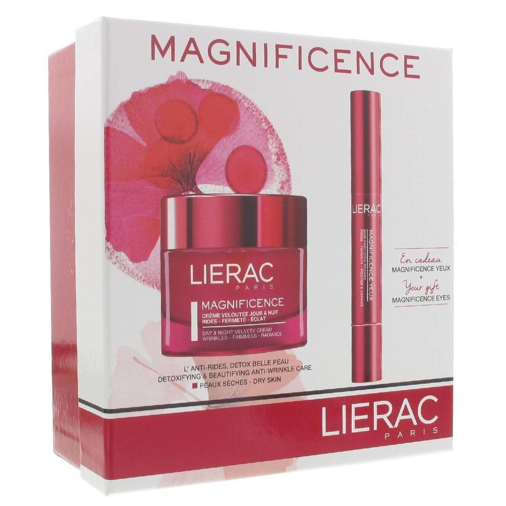 LIERAC Magnificence Crème velouté jour & nuit + Magnificence Yeux
