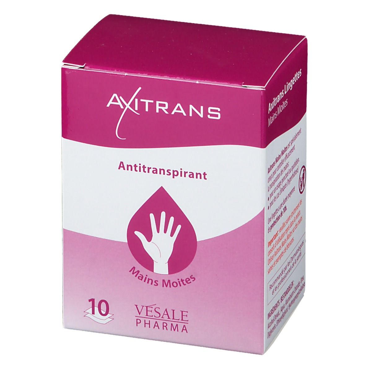 AXITRANS Antitranspirant Mains moites