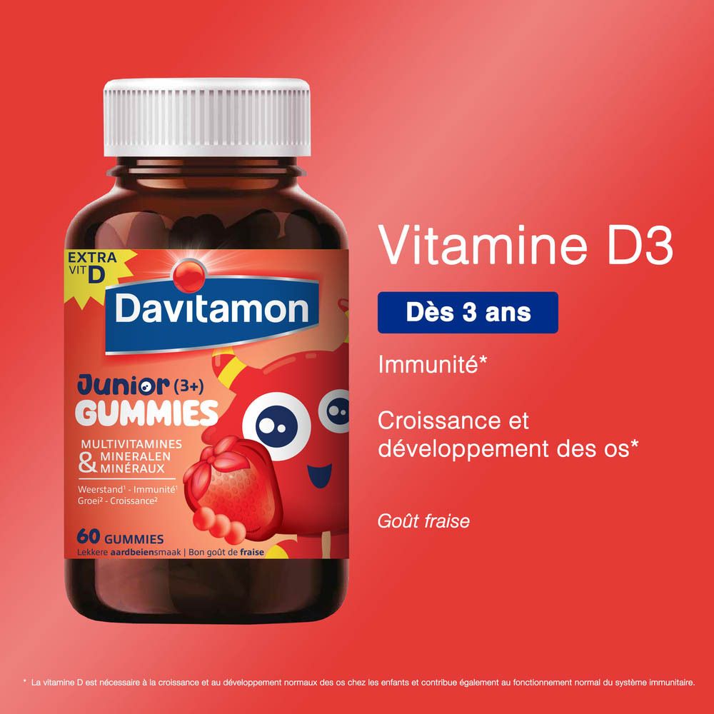 Davitamon Junior Gummies Fraise