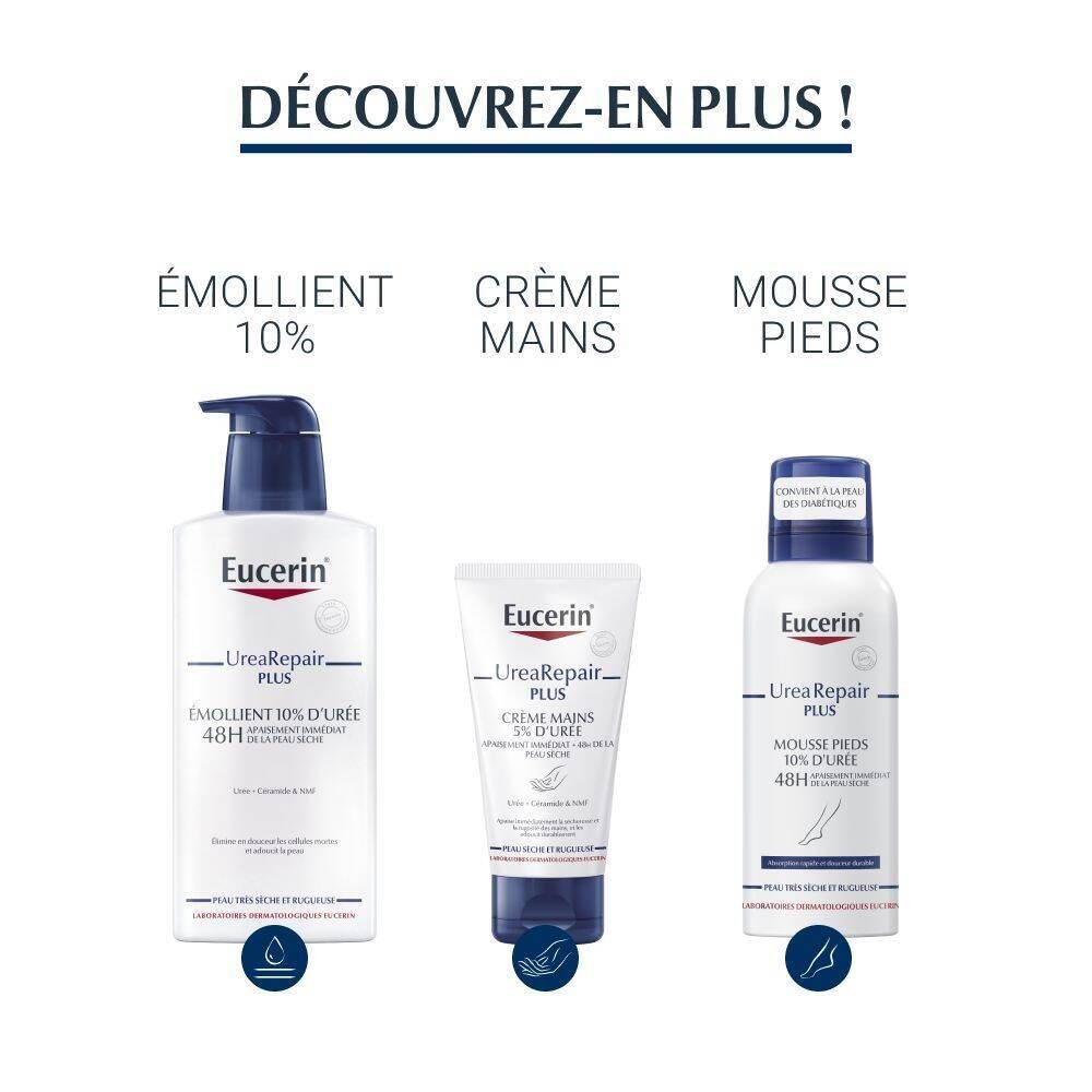 Eucerin® UreaRepair Original Gel Nettoyant 5% d'Urée Peau Sèche