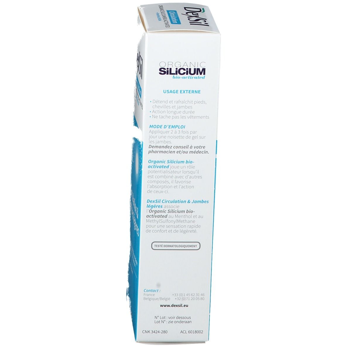 DexSil Circulation Circulation & Jambes légères Silicium + MSM