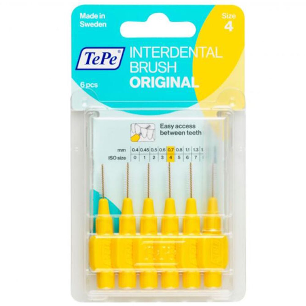 TePe® Original Brossettes Interdentaires Jaune 0,70 mm