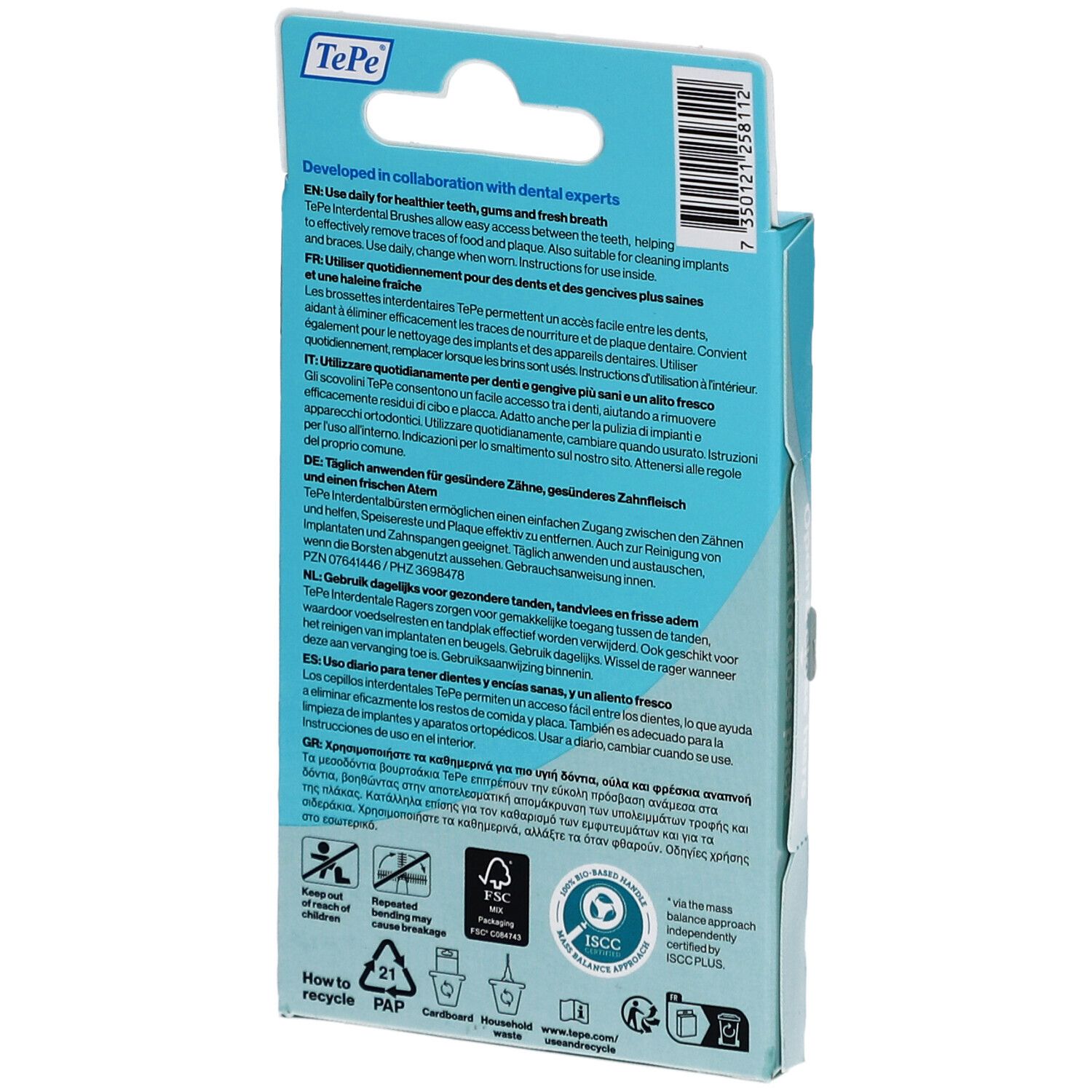 TePe® Brossette Interdentaire 1,50 mm Noire