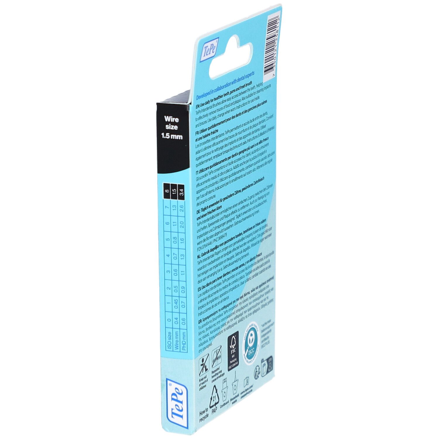 TePe® Brossette Interdentaire 1,50 mm Noire