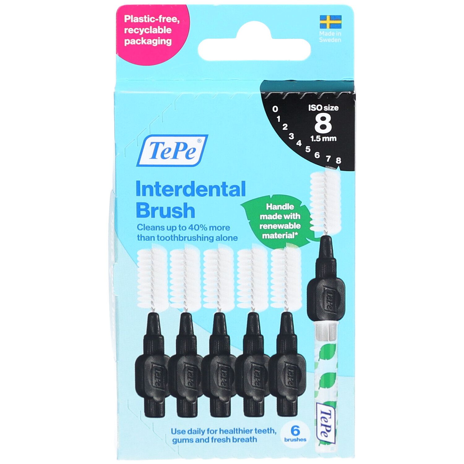 TePe® Brossette Interdentaire 1,50 mm Noire