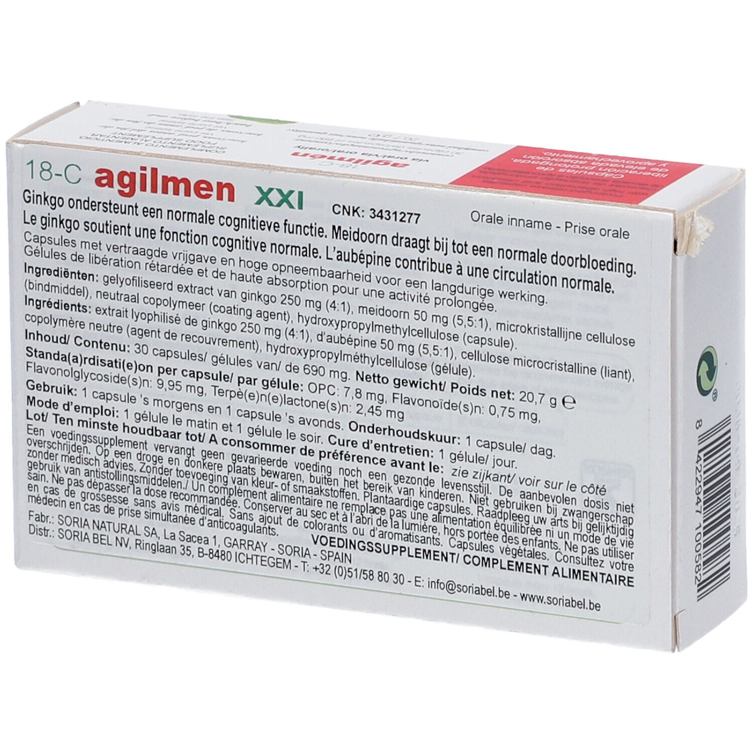 Soria Natural 18-C Agilmen