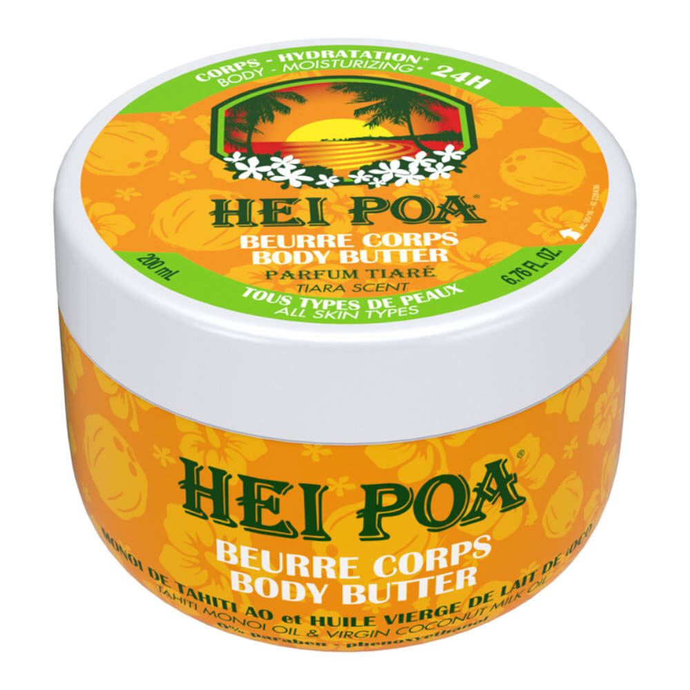 HEI POA® Pure Monoï Beurre corps hydratant parfum tiaré