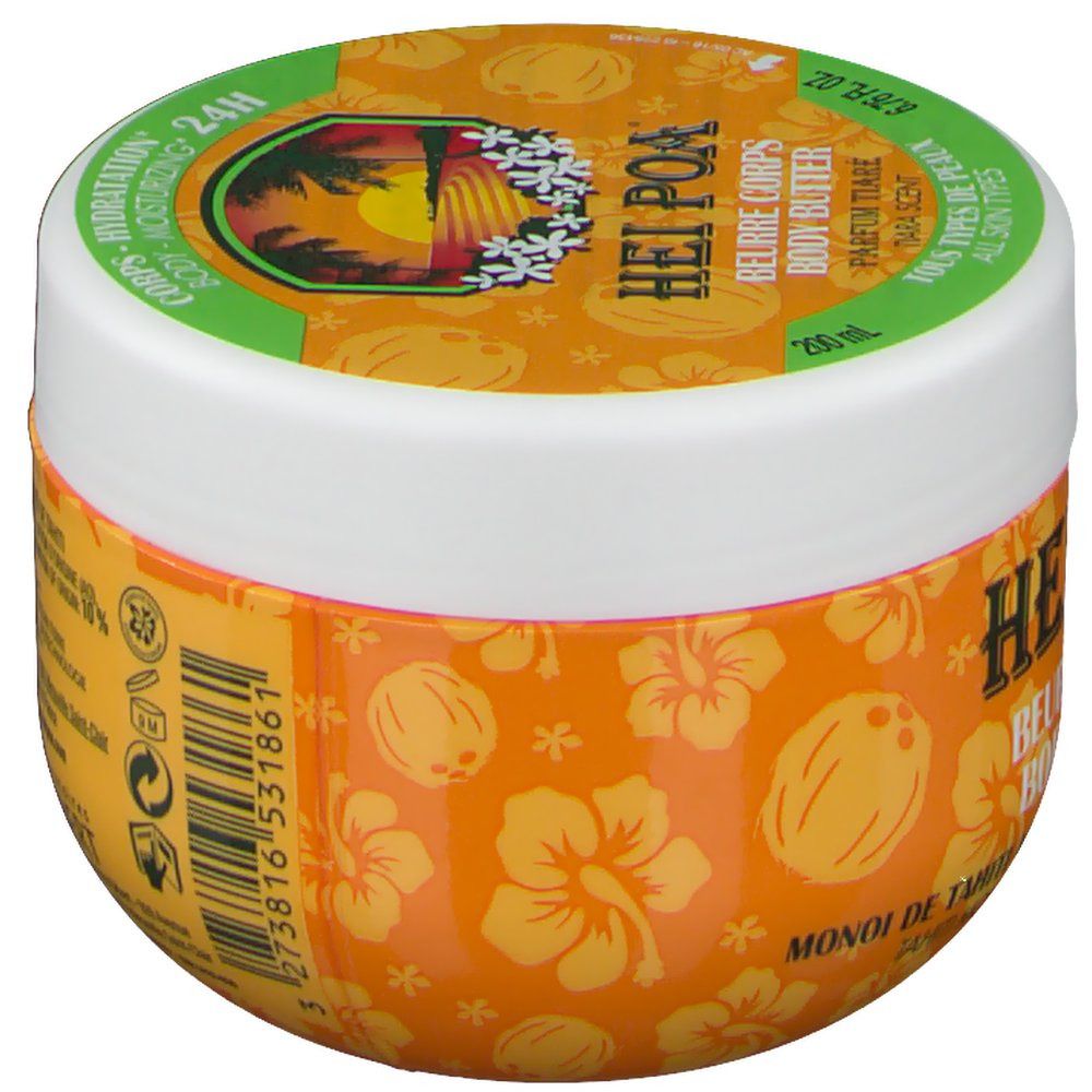 HEI POA® Pure Monoï Beurre corps hydratant parfum tiaré