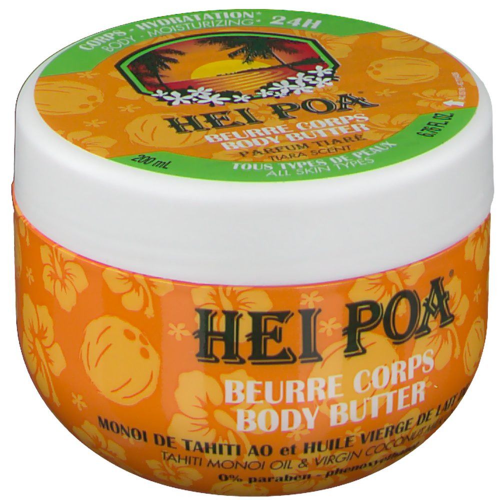 HEI POA® Pure Monoï Beurre corps hydratant parfum tiaré
