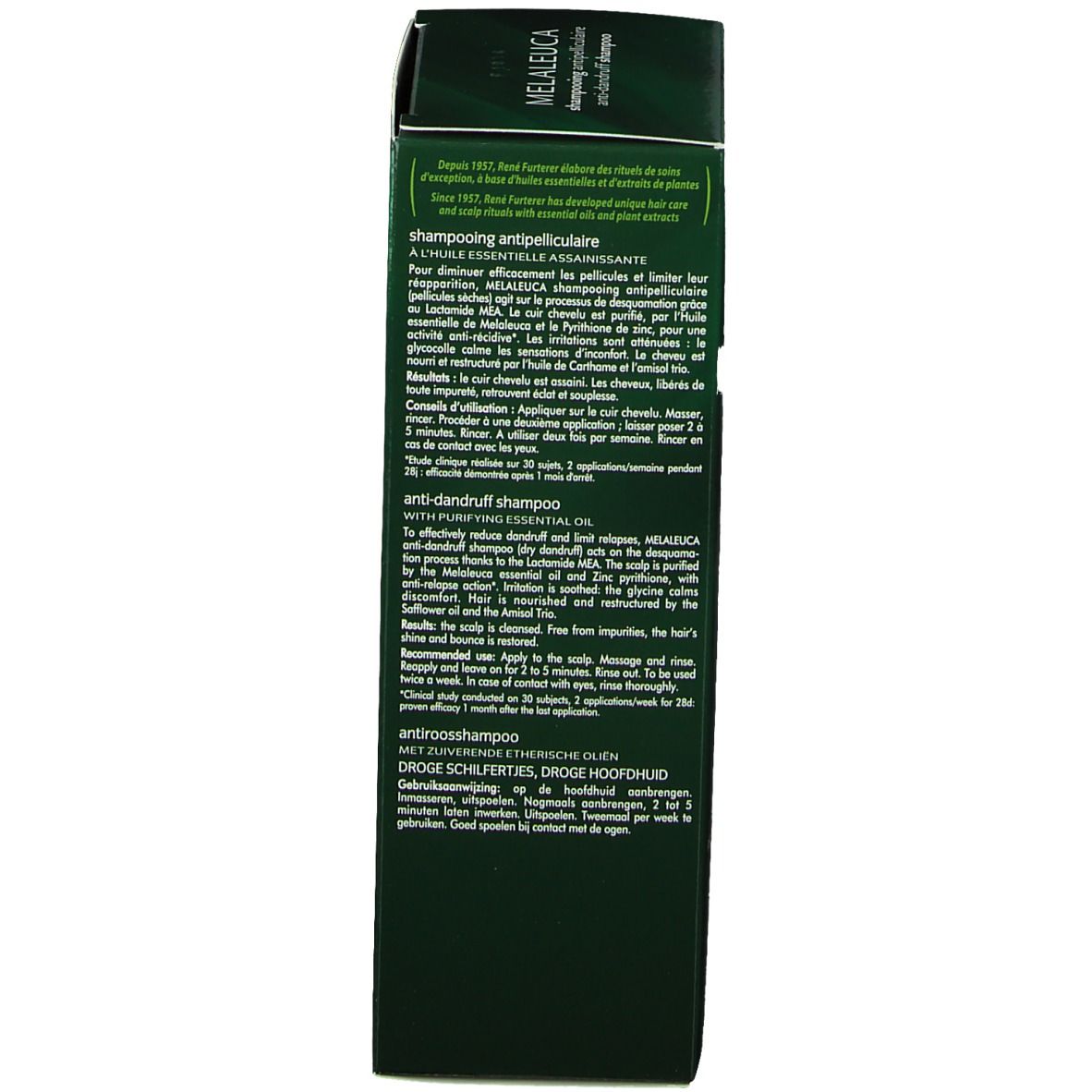 René Furterer MELALEUCA Shampooing Antipelliculaire Pellicules Sèches