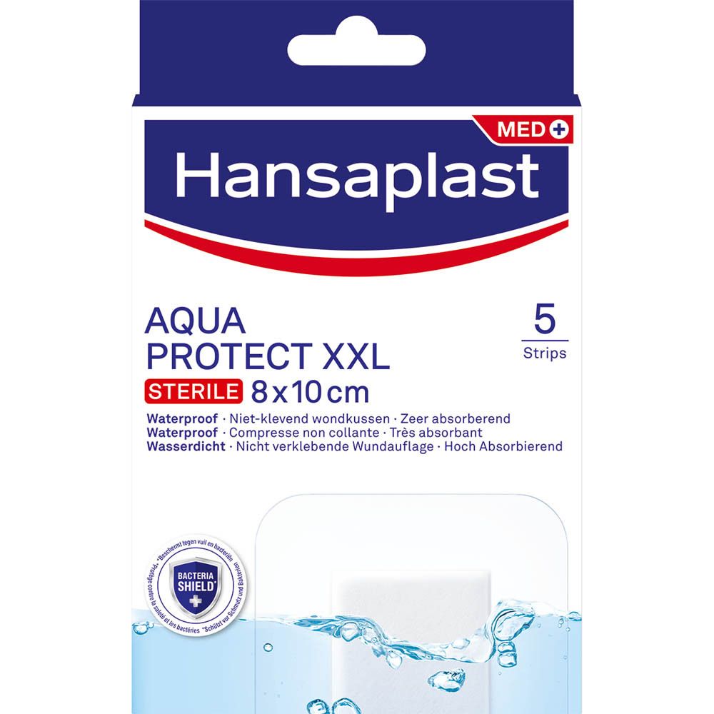 Hansaplast Aquaprotect XXL Stérile 8 x 10 cm