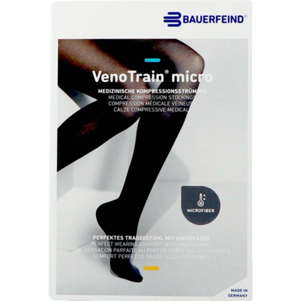 Bauerfeind VenoTrain Micro Ag C2 Plus Long Fermé Dentelle Caramel Large