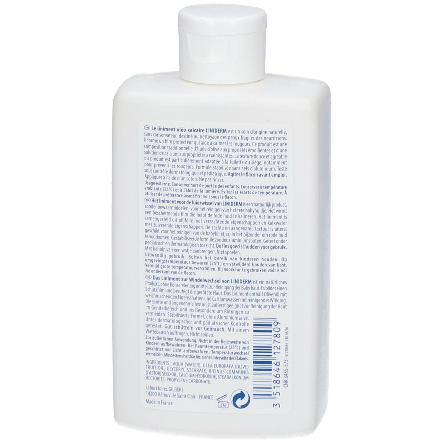 Liniderm Liniment à l'huile d'olive