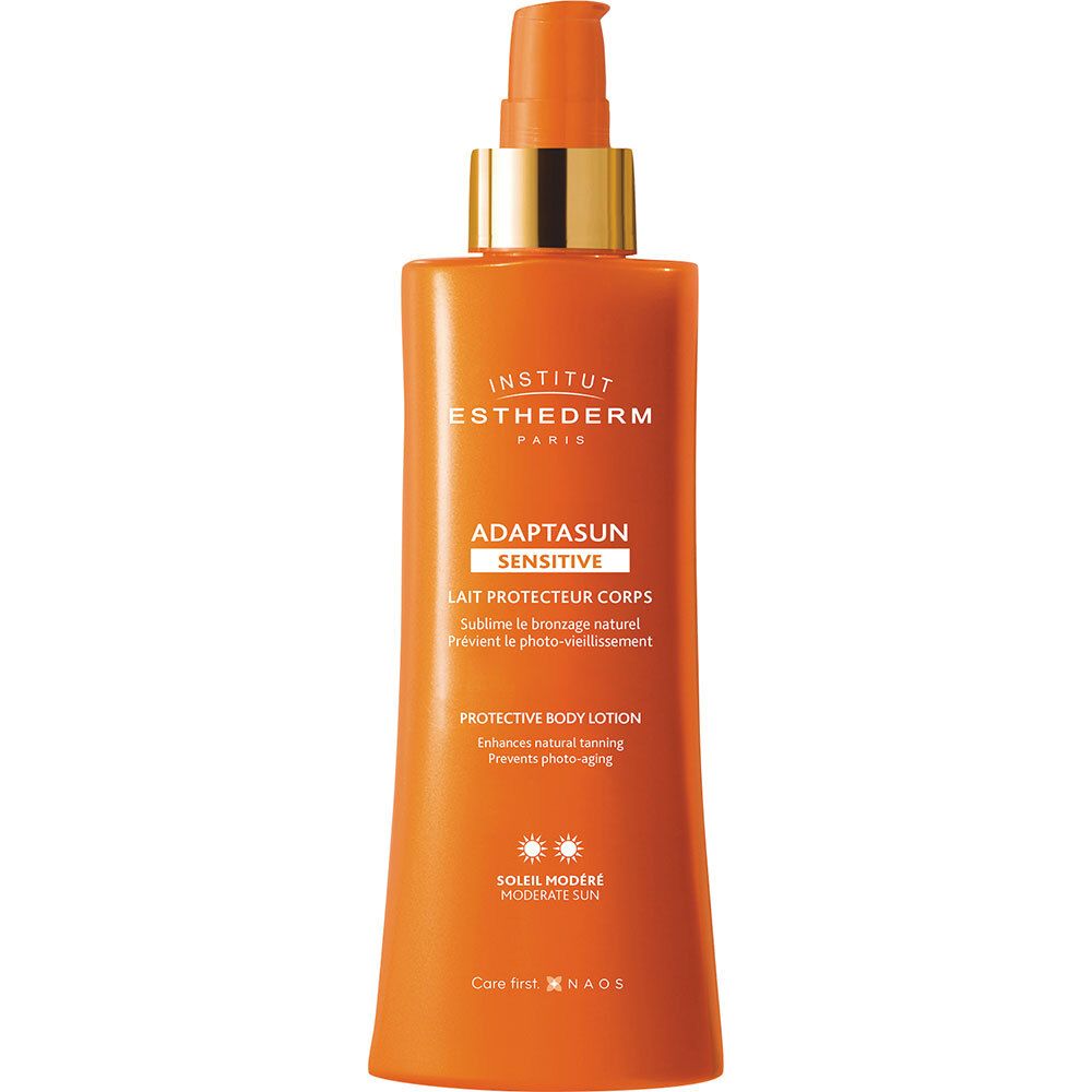 INSTITUT ESTHEDERM Adaptasun Sensitive Lait corps soleil modéré