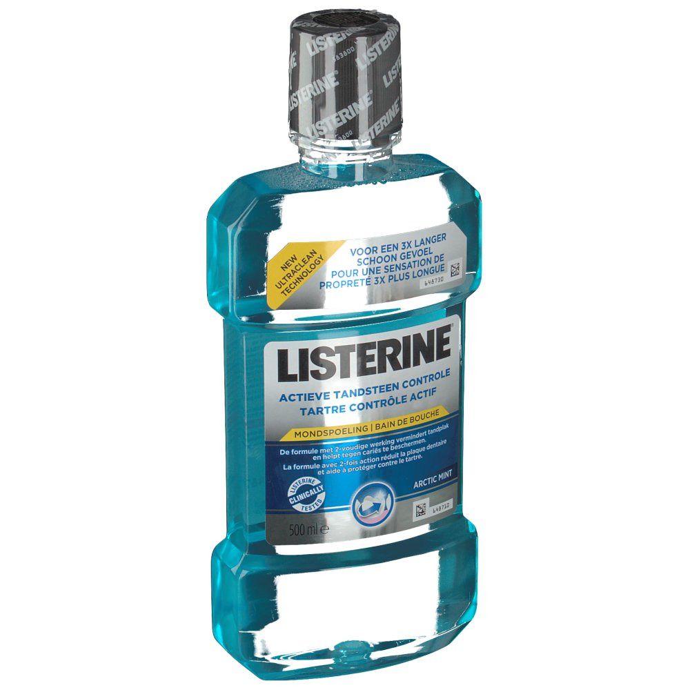 LISTERINE® Bain de bouche Tartre Contrôle Actif Menthe