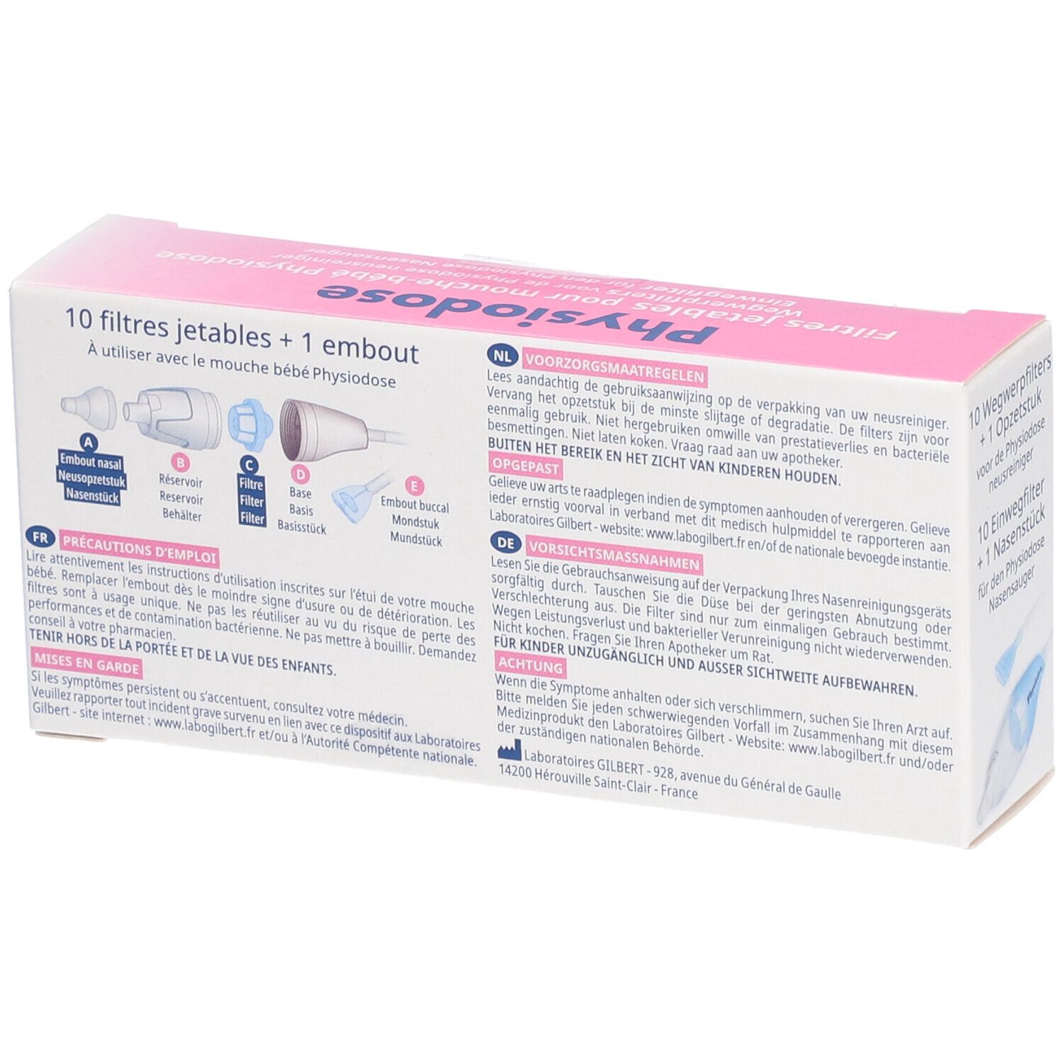 Physiodose® Mouche Bébé + 3 Filtres Jetables 1 pc(s) - Redcare Pharmacie
