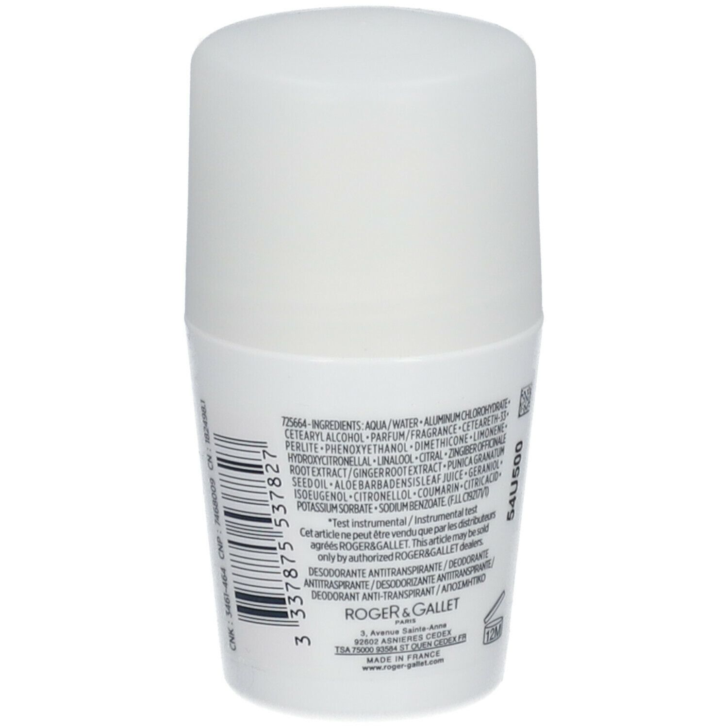 Roger & Gallet Gingembre Rouge Déodorant Anti-Transpirant 48h