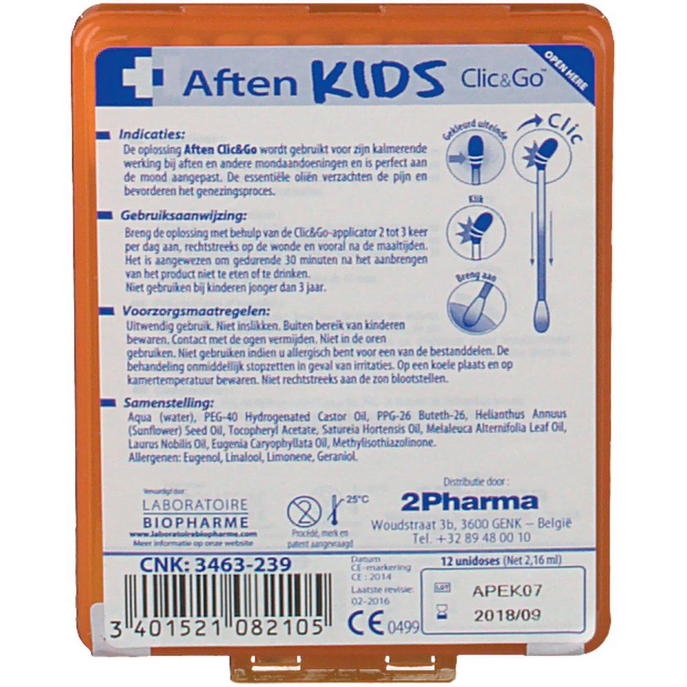 Click & Go Aphtes Enfants