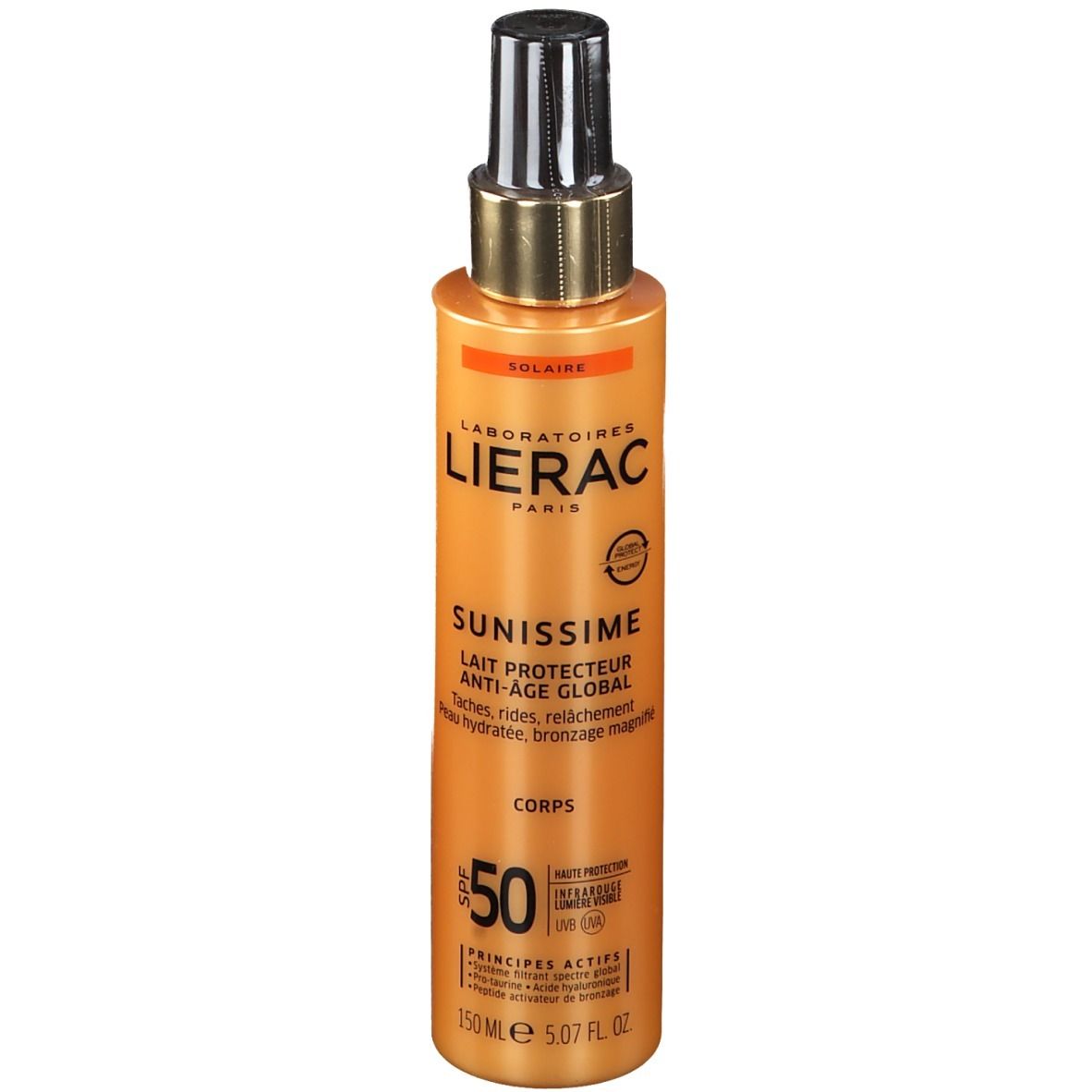LIERAC Sunissime Lait Protecteur Énergisant Anti-âge Global SPF50