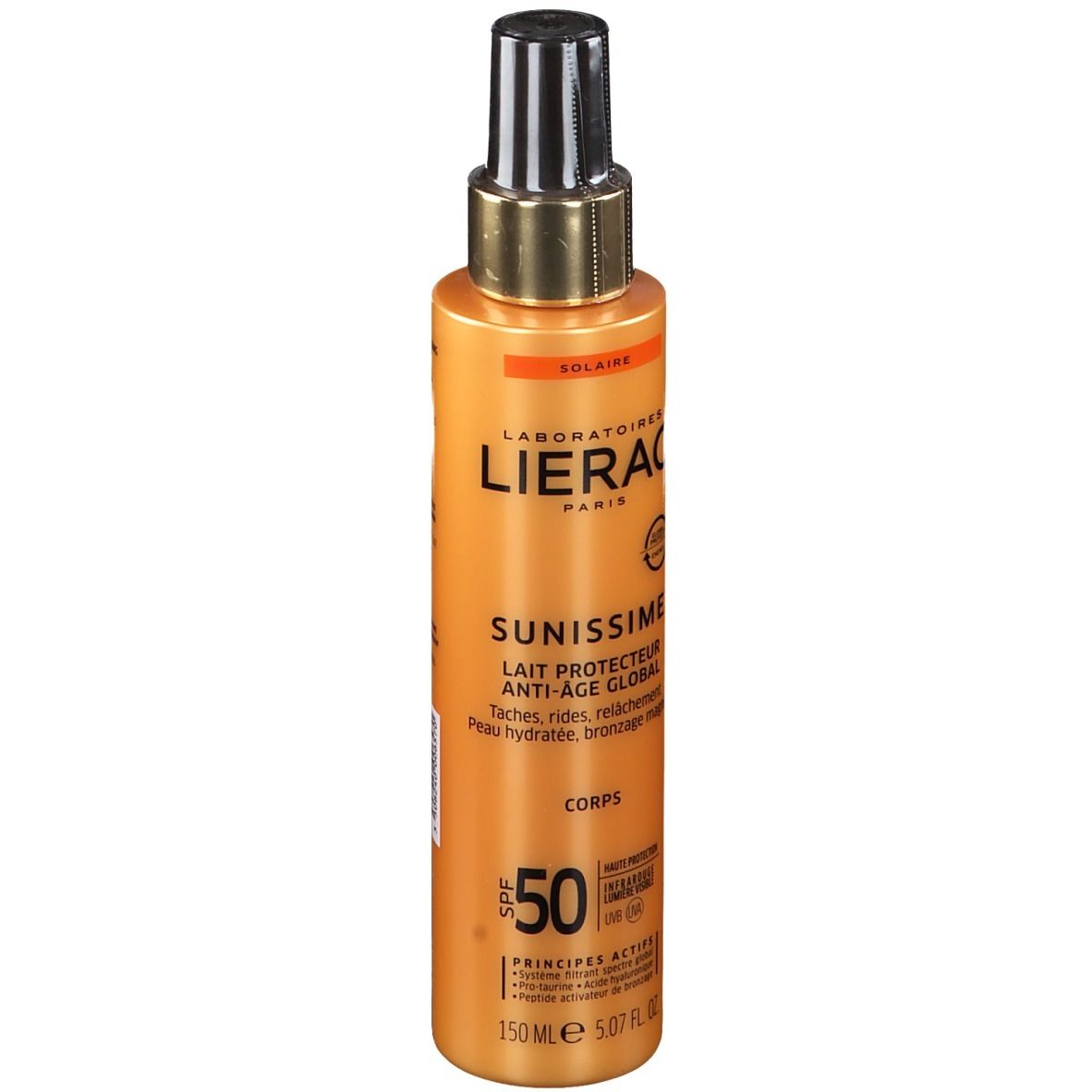 LIERAC Sunissime Lait Protecteur Énergisant Anti-âge Global SPF50
