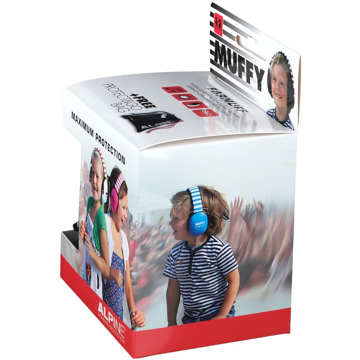 Alpine Muffy Kids Casque de protection auditive Noir