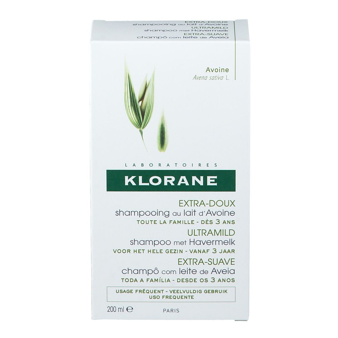 Klorane Shampooing Extra-Doux au Lait d'Avoine