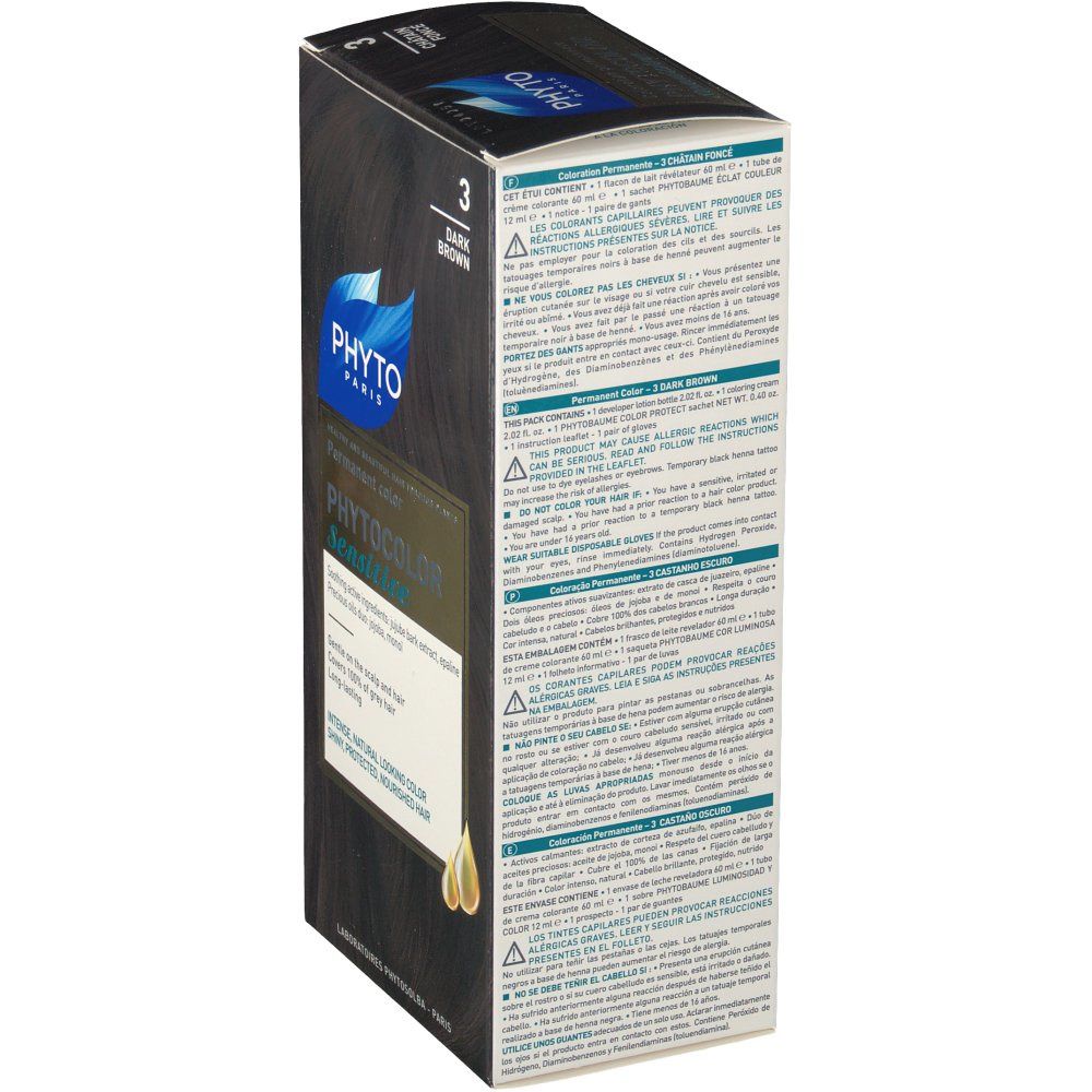 Phyto Phytocolor Sensitive 3 Châtain foncé