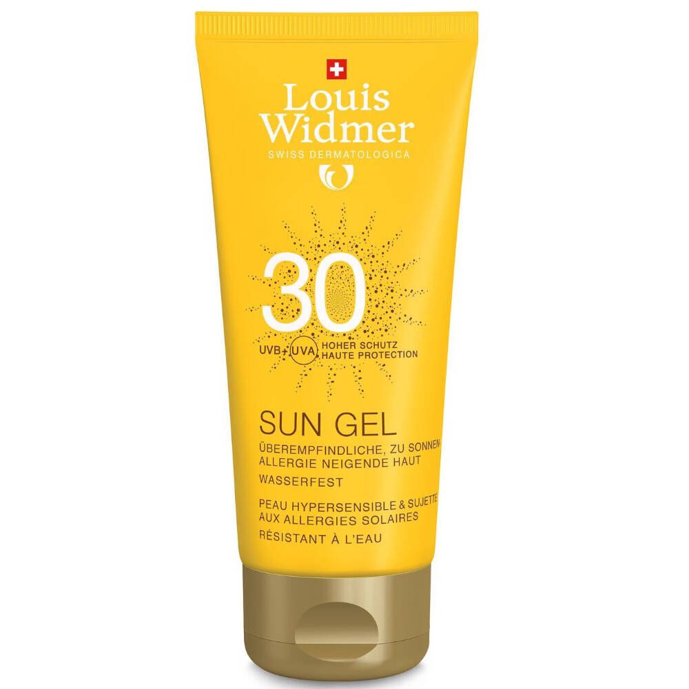 Louis Widmer Sun Gel SPF30 légèrement parfumée