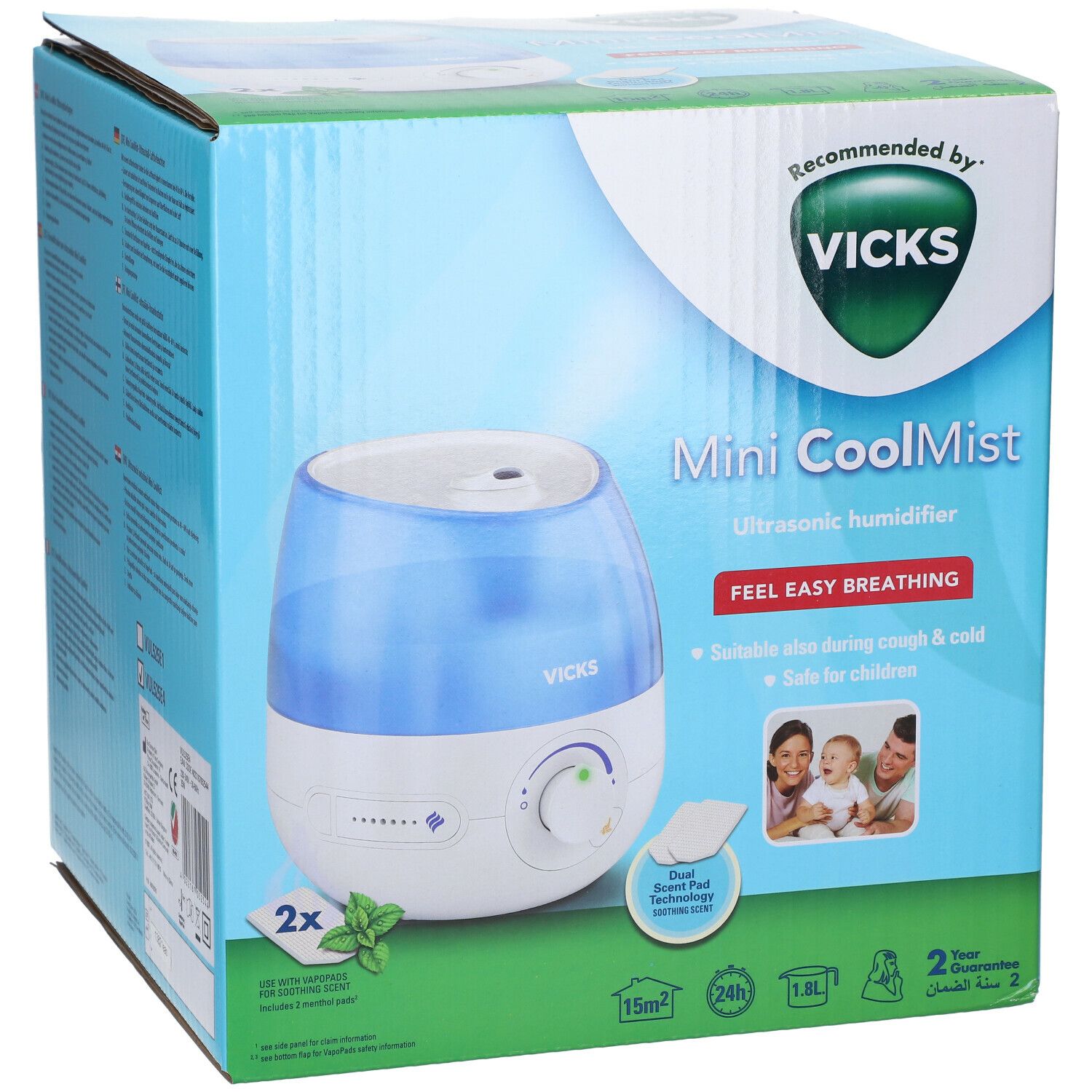 Vicks® Humidificateur Mini Cool Mist VUL520E4
