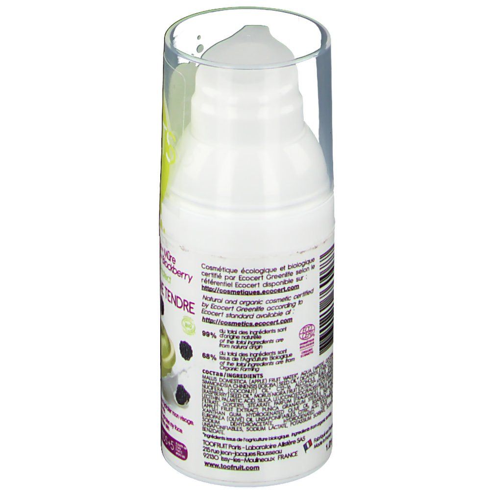 Toofruit Crème Tendre Visage Pomme/Mûre