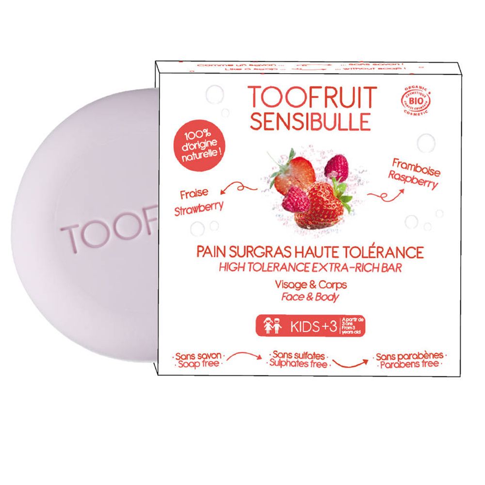 Toofruit Sensibulle Savon Framboise/Fraise