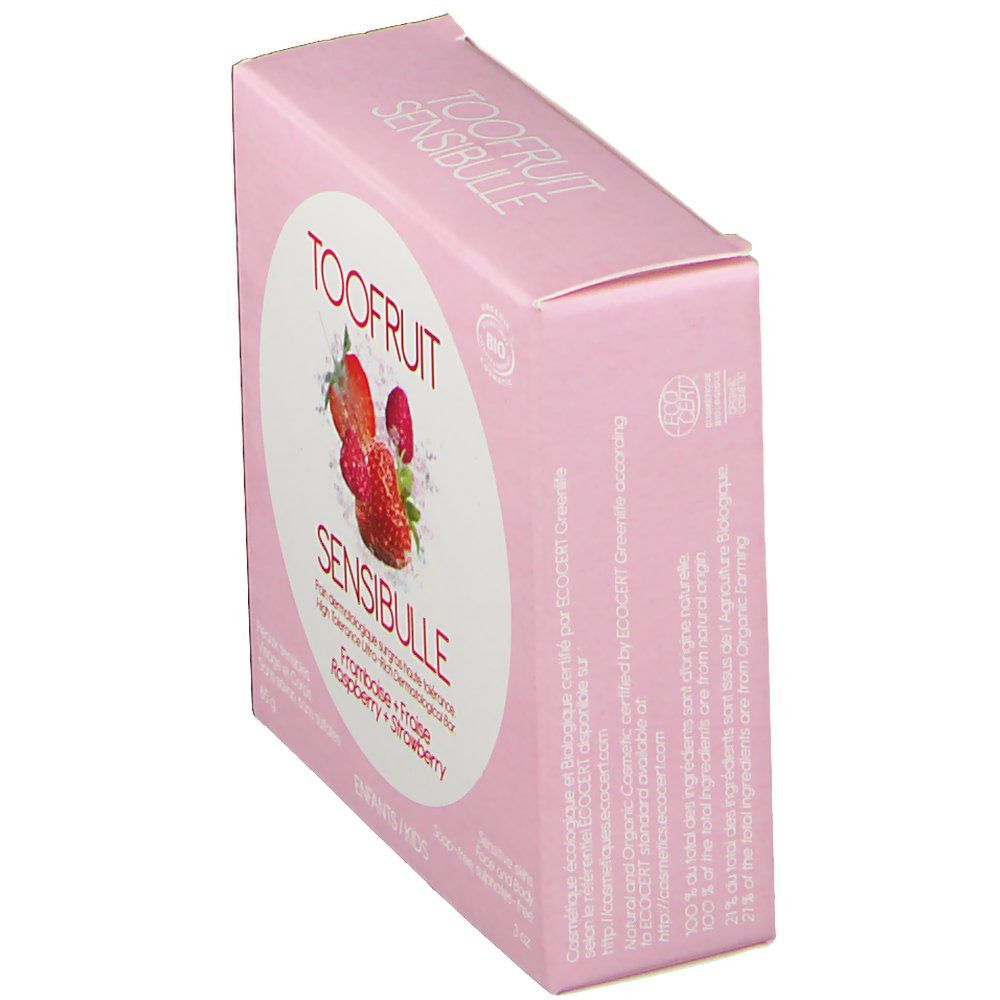 Toofruit Sensibulle Savon Framboise/Fraise