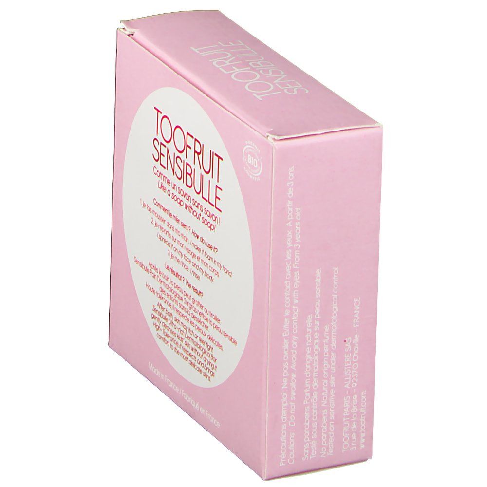Toofruit Sensibulle Savon Framboise/Fraise