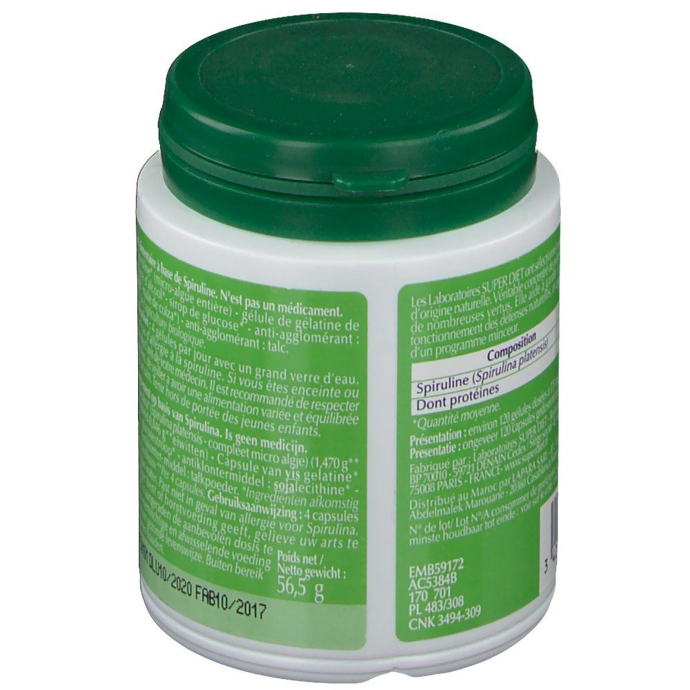 SPIRULINE BIO -120 gélules
