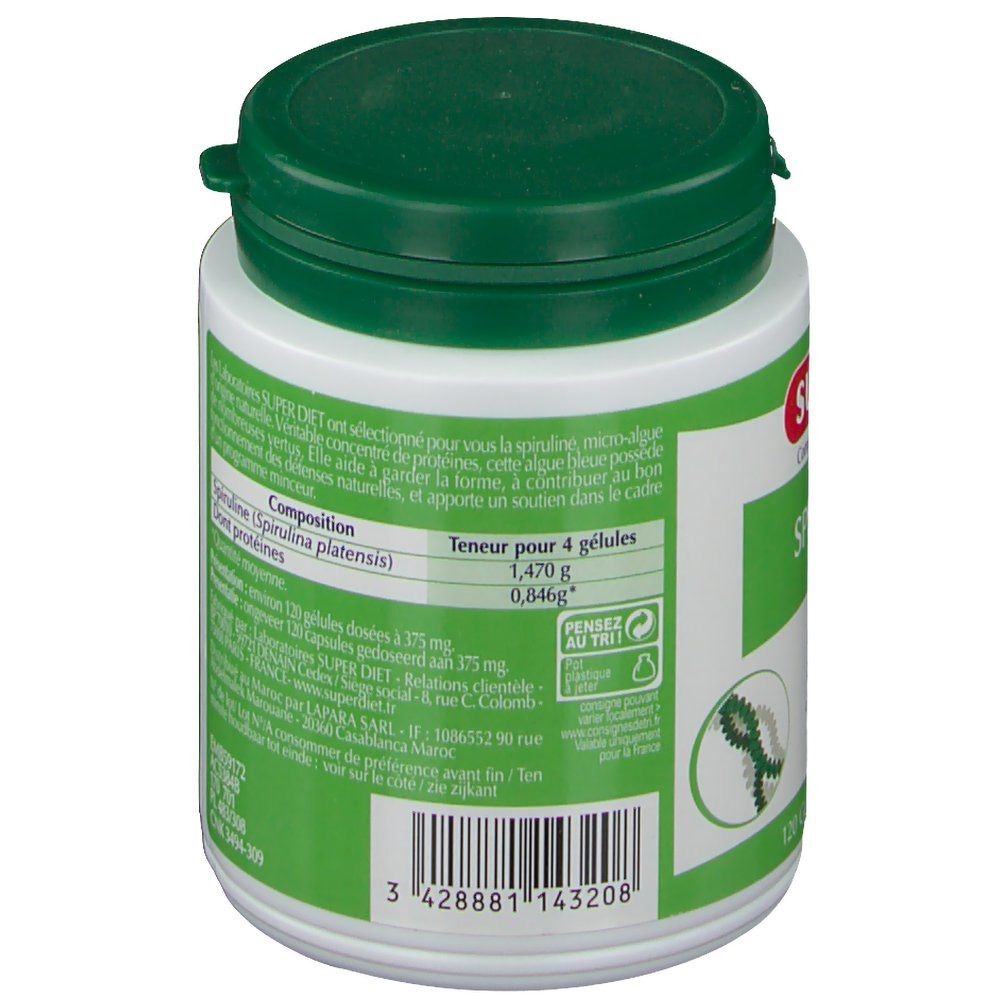 SPIRULINE BIO -120 gélules