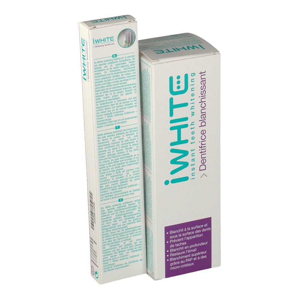 iWhite Dentifrice et Brosse à dents